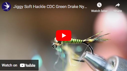 Tying a Jiggy Soft Hackle Green Drake Emerger Fishing Fly
